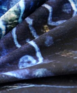 Couverture polaire attrape rêve bleu avec aigle