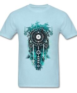 Tee shirt homme attrape rêve - Bleu Clair