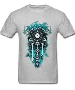 Tee shirt homme attrape rêve - Gris