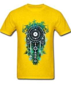 Tee shirt homme attrape rêve - Jaune