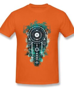 Tee shirt homme attrape rêve - Orange
